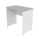 Ver imagem 2 de Escrivaninha Mesa Escritório 80CMX47CM 80cm Branca e Cinza Cristal