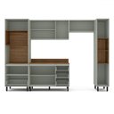 Ver imagem 3 de Cozinha Completa Koya 10 Portas 4 Gavetas 40250043 Verde Oliva - Politorno