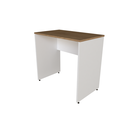 Ver imagem 2 de Escrivaninha Mesa Escritório 80cmx47cm 80cm Branca E Carvalho Mel