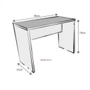 Ver imagem 3 de Escrivaninha Mesa Escritório 80cmx47cm 25mm