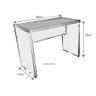 Escrivaninha Mesa Escritório 80cmx47cm 25mm - 3