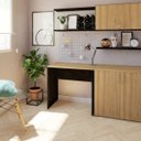 Ver imagem 1 de Escrivaninha Mesa Escritório 80cmx47cm 25mm