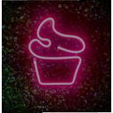 Ver imagem 1 de Luminária Parede CupCake Rosa Neon Led