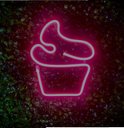 Ver imagem 1 de Luminária Parede CupCake Rosa Neon Led