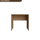 Ver imagem 5 de Escrivaninha Mesa Escritório 90CMX47CM 90cm Carvalho Mel Bege