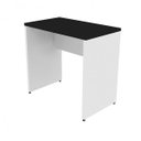 Ver imagem 2 de Escrivaninha Mesa Escritório 100% MDF 90CMX47CM 90cm Branca e Preto