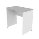 Ver imagem 2 de Escrivaninha Mesa Escritório 90CMX47CM 90cm Branca e Cinza Cristal