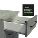 Ver mais imagens de Armário de  Cozinha Completa 270cm Branco/Cinza Agata Madesa 08