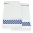 Ver imagem 2 de Pano de Copa Vitória Kit 2 Peças - Dohler Branco/Azul