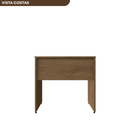 Ver imagem 6 de Escrivaninha Mesa Escritório 100CMX47CM 100cm Carvalho Mel Bege