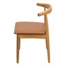 Cadeira Elbow Madeira - Caramelo - 3
