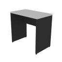Ver imagem 2 de Escrivaninha Mesa Escritório 100CMX47CM 100cm Preto e Cinza Cristal