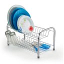 Ver imagem 1 de Escorredor de Pratos Duplo com Porta Copos Aço Cromado Plus - Aramig