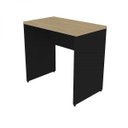 Ver imagem 2 de Escrivaninha Mesa Escritório 100CMX47CM 100cm Preto e Carvalho Mel Bege