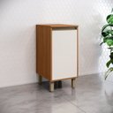 Ver imagem 1 de Balcão 1 Porta 40cm com Tampo Venaly Marrom/Cinamomo/Trama