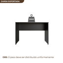 Ver imagem 4 de Escrivaninha Mesa Escritório 110cmx47cm 110cm Preto