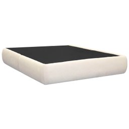 Kit Cama Box King Size + Cabeceira Orgânica Moscou 195cm Bouclê - Sofa Store:bouclê Bege Marfim - 3