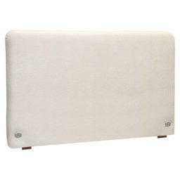 Kit Cama Box King Size + Cabeceira Orgânica Moscou 195cm Bouclê - Sofa Store:bouclê Bege Marfim - 4