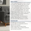 Ver mais imagens de Poltrona Decorativa com Pillow Top e Base em Madeira Zeus