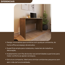 Ver mais imagens de Escrivaninha Mesa Escritório 110cmx47cm 110cm Carvalho Mel