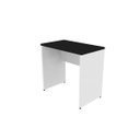 Ver imagem 2 de Escrivaninha Mesa Escritório 110cmx47cm 110cm Branca E Preto