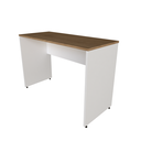 Ver imagem 2 de Escrivaninha Mesa Escritório 110cmx47cm 110cm Branca E Carvalho Mel