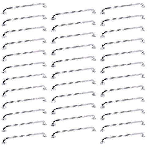 Alça Barra de Apoio 70cm Kit 35 Uni Inox Seguranca Cadeirante Idoso Deficiente Corrimao Lavabo Box a