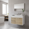 Kit Armário para Banheiro 60cm Mdf com Cuba + Espelheira - Potenza Berlin - 1