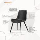 Ver imagem 6 de Kit Cadeira de Jantar Basic 4 Unidades White Arrow Preta