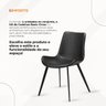 Kit Cadeira de Jantar Basic 4 Unidades White Arrow Preta - 2