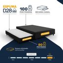 Ver imagem 7 de Bicama Box com Colchão Ortobom Airtech Ortopillow 100 D33 + Auxiliar de Espuma D28 Positanno Casal