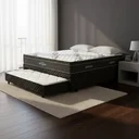 Ver imagem 1 de Bicama Box com Colchão Ortobom Airtech Ortopillow 100 D33 + Auxiliar de Espuma D28 Positanno Casal