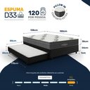 Ver imagem 6 de Bicama Box com Colchão Ortobom Airtech Ortopillow 100 D33 + Auxiliar de Espuma D28 Positanno Casal
