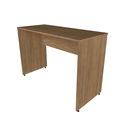 Ver imagem 2 de Escrivaninha Mesa Escritório 100% MDF 130CMX47CM 130cm Carvalho Mel Bege