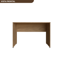 Ver imagem 6 de Escrivaninha Mesa Escritório 100% MDF 130CMX47CM 130cm Carvalho Mel Bege