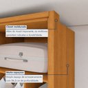 Ver imagem 5 de Closet Casal 6 Gavetas 242cm sem Portas Aspen Premium Marrom/Cinamomo