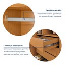 Ver imagem 6 de Closet Casal 6 Gavetas 242cm sem Portas Aspen Premium Marrom/Cinamomo