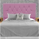 Ver imagem 2 de Cabeceira Cama Estofada Box Queen 160 Cm Aurora Suede Rosa