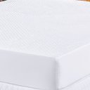 Ver imagem 1 de Capa Protetor de Colchão Casal Impermeável Box Branco