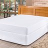 Capa Protetor de Colchão Casal Impermeável Box Branco - 3