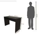 Ver imagem 3 de Escrivaninha Mesa Escritório 140CMX47CM 140cm Preto
