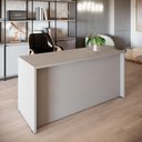 Ver imagem 1 de Balcão de Atendimento Reto 150 cm Recepção Baixo F5 Office