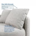 Ver imagem 7 de Conjunto 2 Poltronas Base Fixa e Estofada com Almofadas Decorativas Vilani Yescasa