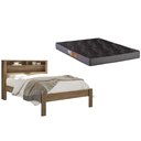 Ver imagem 1 de Colchão Casal Espuma D23 Pérola + Cama Invicta Jatobá