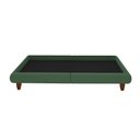 Ver imagem 5 de Cama King Japonesa 210cm Pés Madeira Haru Veludo Verde - Sallar Home