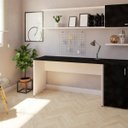 Ver imagem 1 de Escrivaninha Mesa Escritório 160cmx47cm 25mm