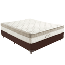 Ver imagem 1 de Cama Box e Colchão King Best Bege Molas Ensacadas Casal Anjos: Marrom