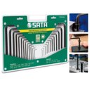 Ver imagem 1 de Chave de Aperto Kit de Allen 25 Peças Alen Sata Quite Alem