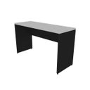Ver imagem 2 de Escrivaninha Mesa Escritório 170cmx47cm 170cm Preto E Cinza Cristal
