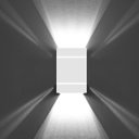 Ver imagem 5 de 3 Arandelas Externa 2 Frisos Foco Fachos Parede Muro Branco